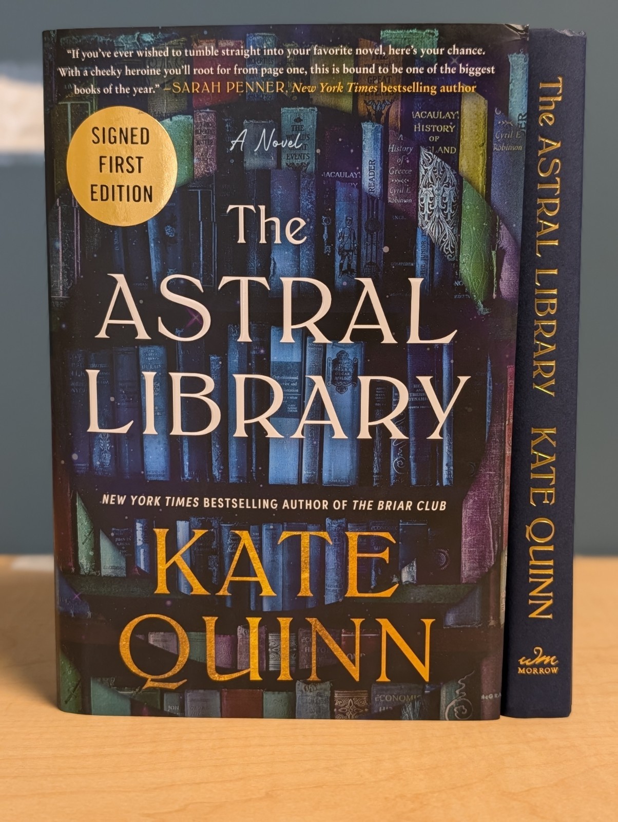 ?Kate Quinn THE ASTRAL LIBRARY Signed Deluxe Limited Edition Sprayed Edges