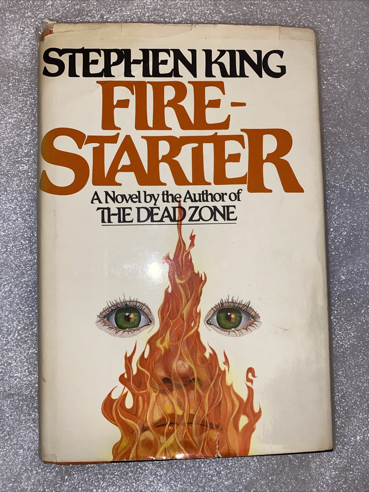 Firestarter by Stephen King (1980, Hardcover) DJ 428 PAGES FREE SHIPPING