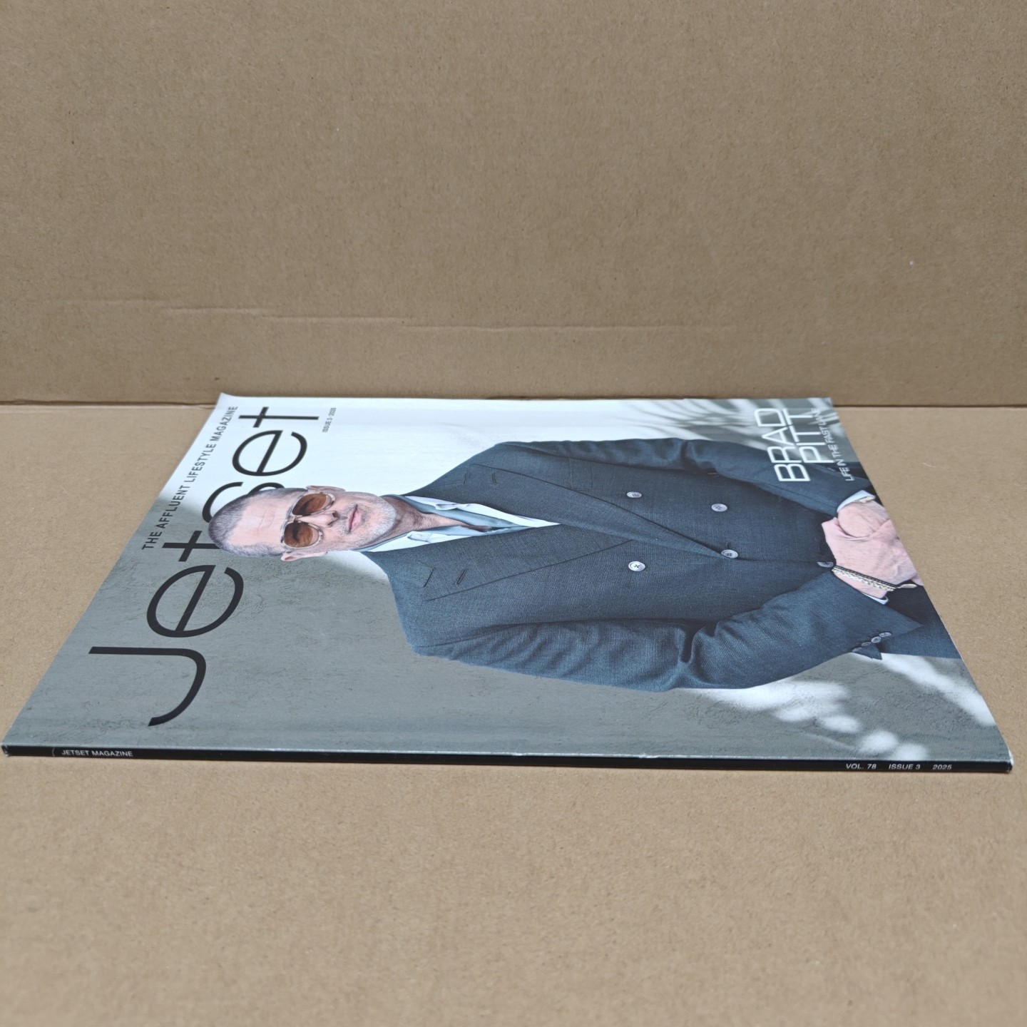 JETSET MAGAZINE BRAD PITT (Life In The Fast Lane) ISSUE 3 2025