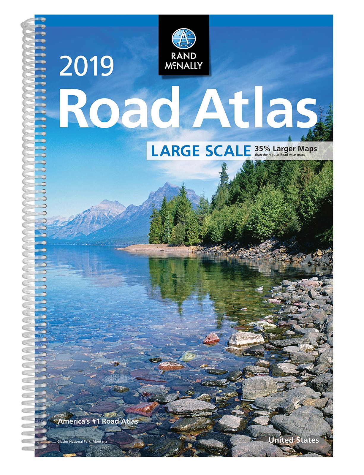 Rand Mcnally 2019 Road Atlas Large Scale United States Rand McNally paperbac…