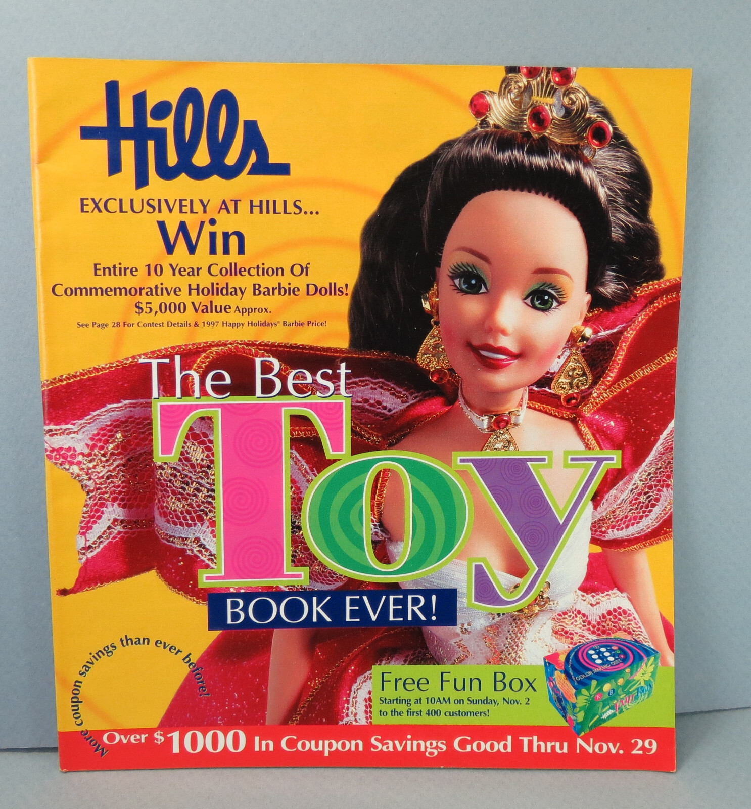 VTG Hills Department Store Christmas Toy Catalog 1997 84 Pages The Best Toy Book
