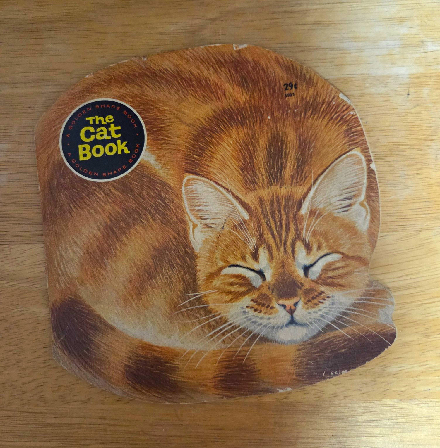 Golden Press Golden Shape Book The Cat Book Board Book Mary Calhoun 1982