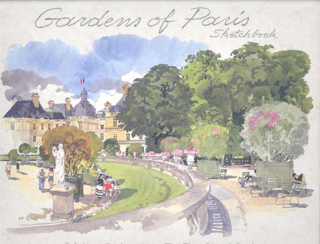 Gardens of Paris Sketchbook
