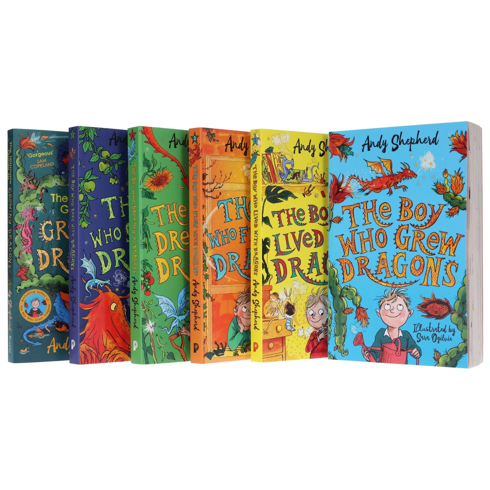 Boy Who Grew Dragons Series By Andy Shepherd 6 Books Set – Ages 7-9 – Paperback
