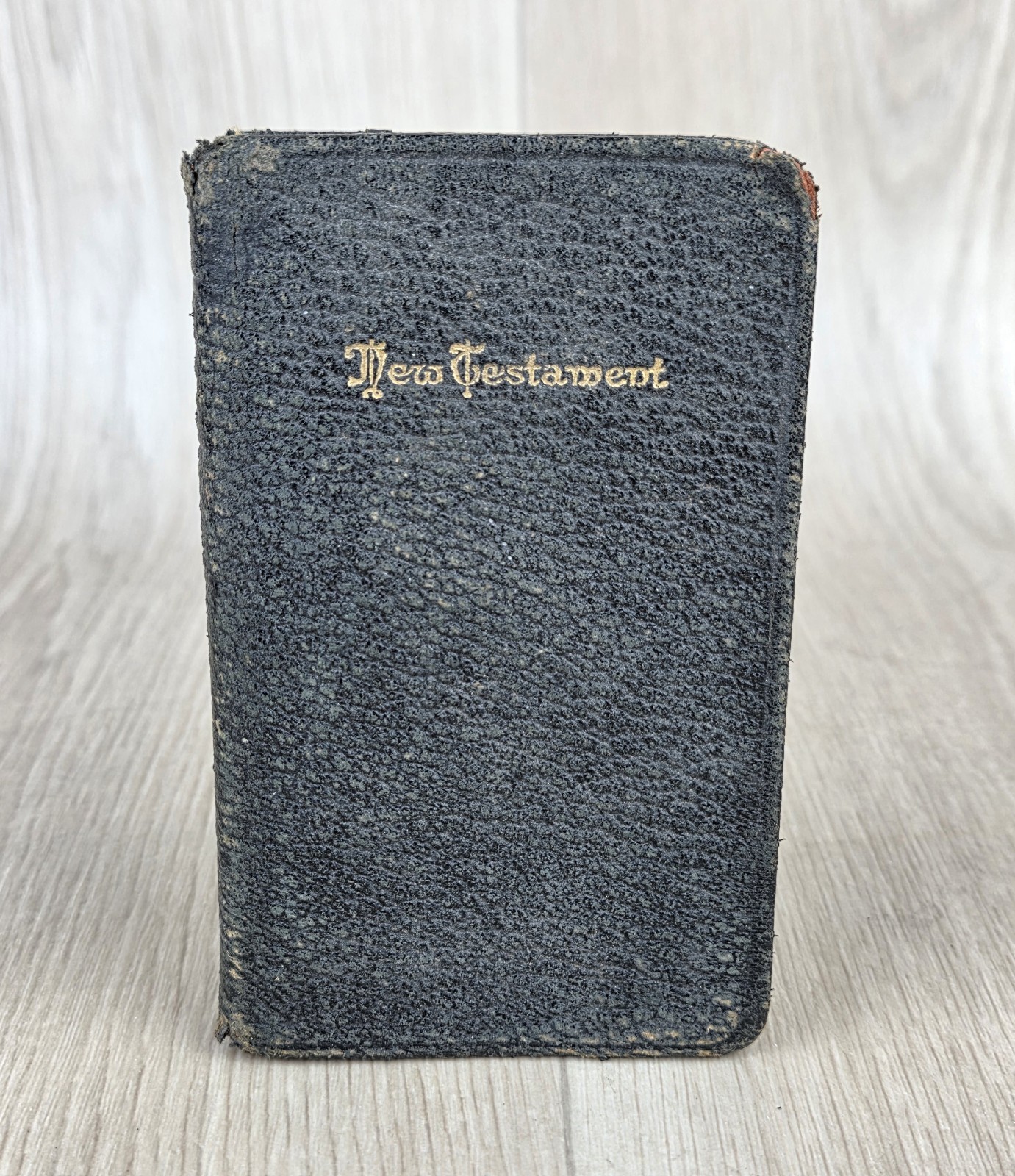 Vtg Holman Edition Pocket Bible Self Pronouncing 32mo Non Parallel Inscribed