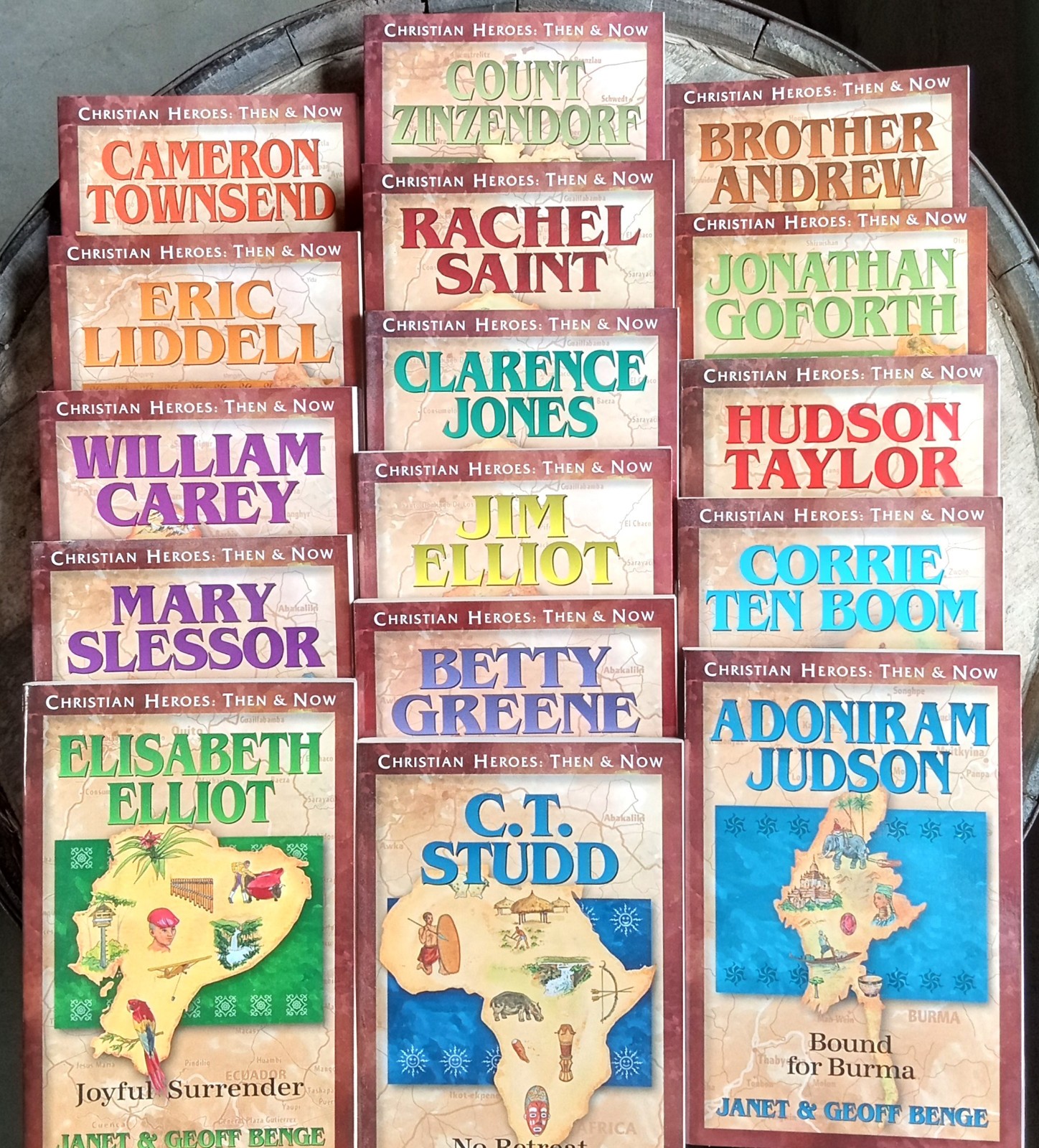 Christian Heroes: Then & Now ~16 PB Bks~ Benge YWAM Church History Biographies ✞