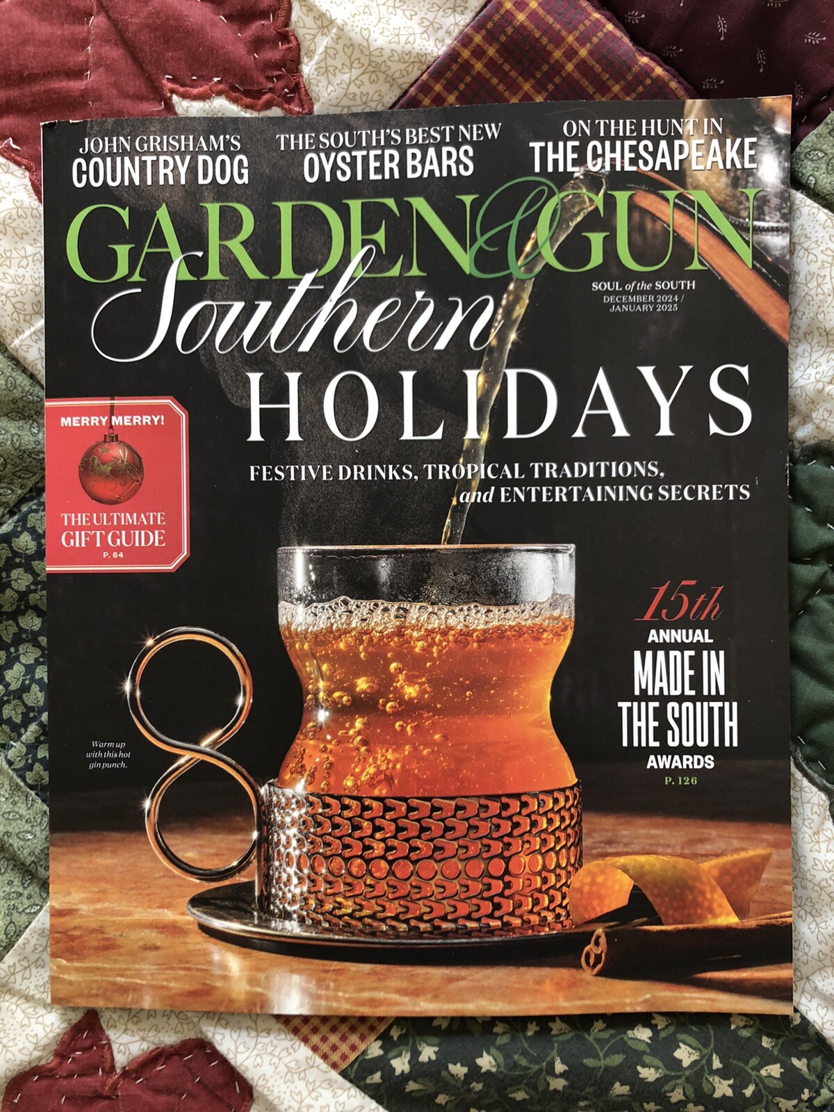 Garden and gun magazine December 2024 January 2025 Issue