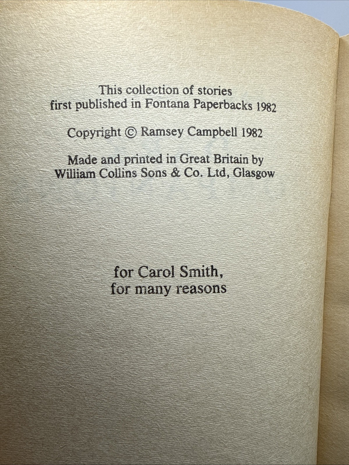 Dark Companions By Ramsey Campbell Vintage Fontana Horror 1982 1st Edition Pr
