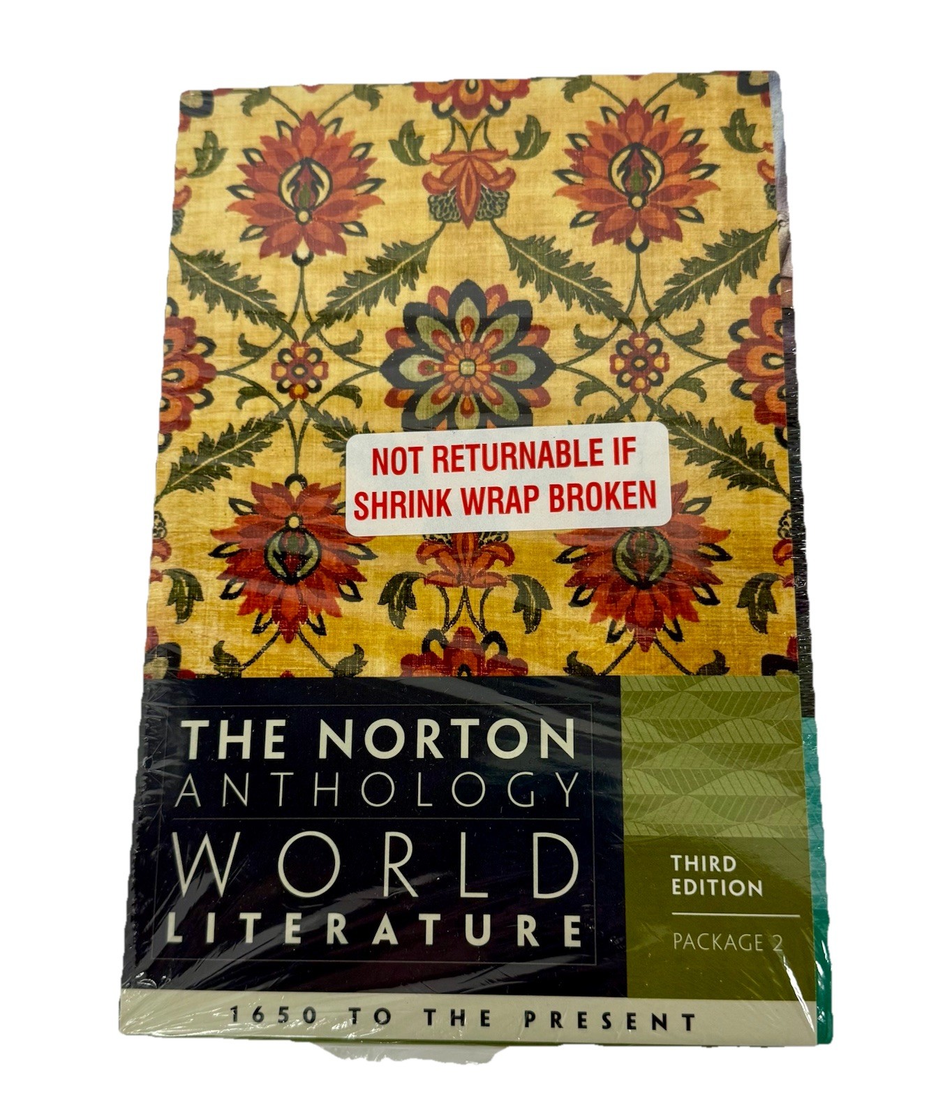 The Norton Anthology of World Literature (Third Edition) (Vol. Package 2)
