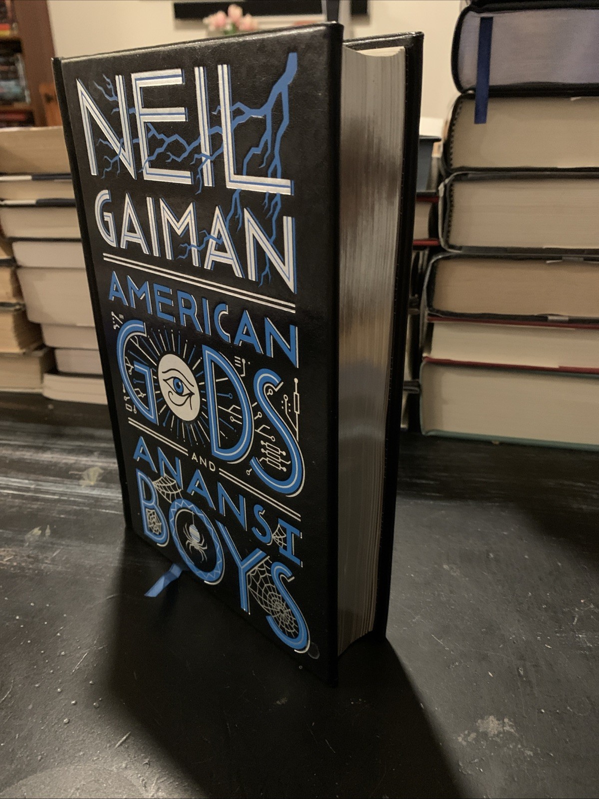 AMERICAN GODS & ANANSI BOYS By Neil Gaiman 2016 B&N Leather Bound 1st/5th Edit