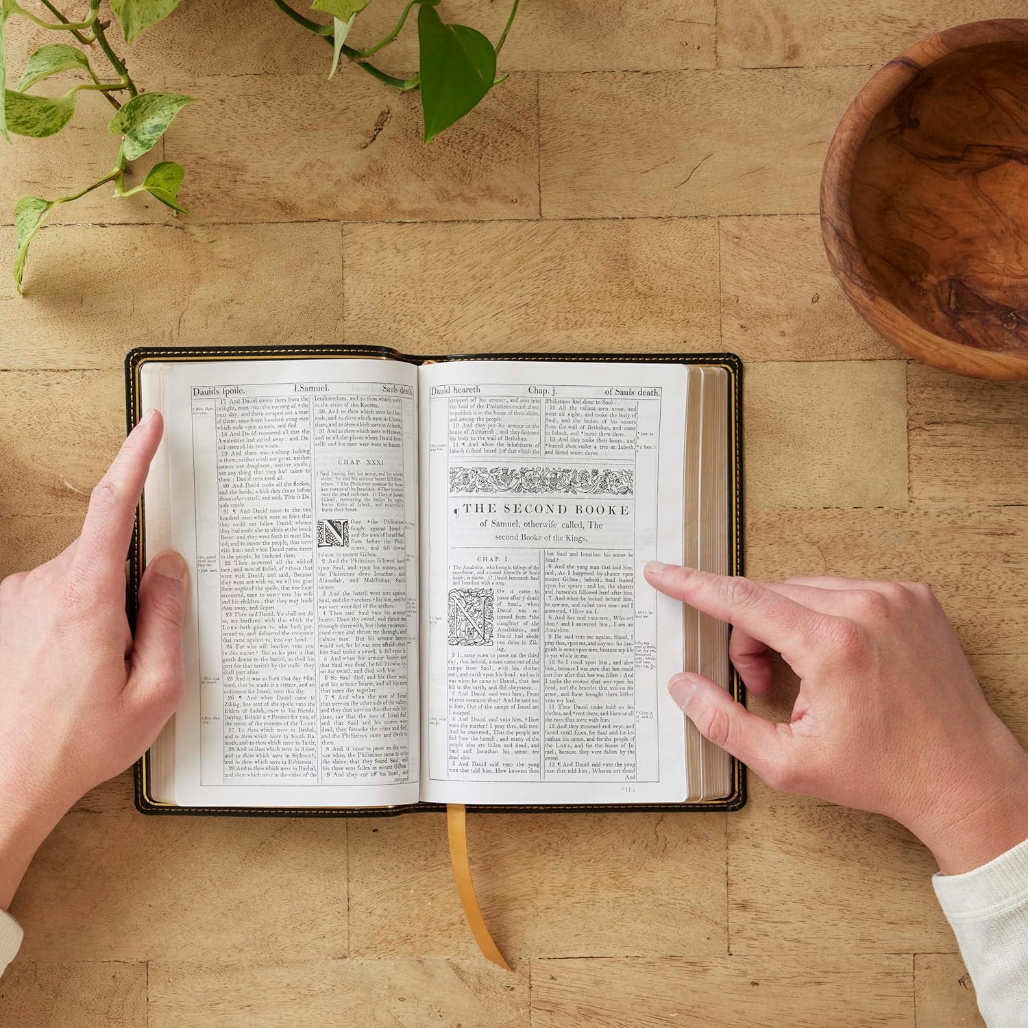 1611 KJV with Apocrypha, Brown Leathersoft: Holy Bible