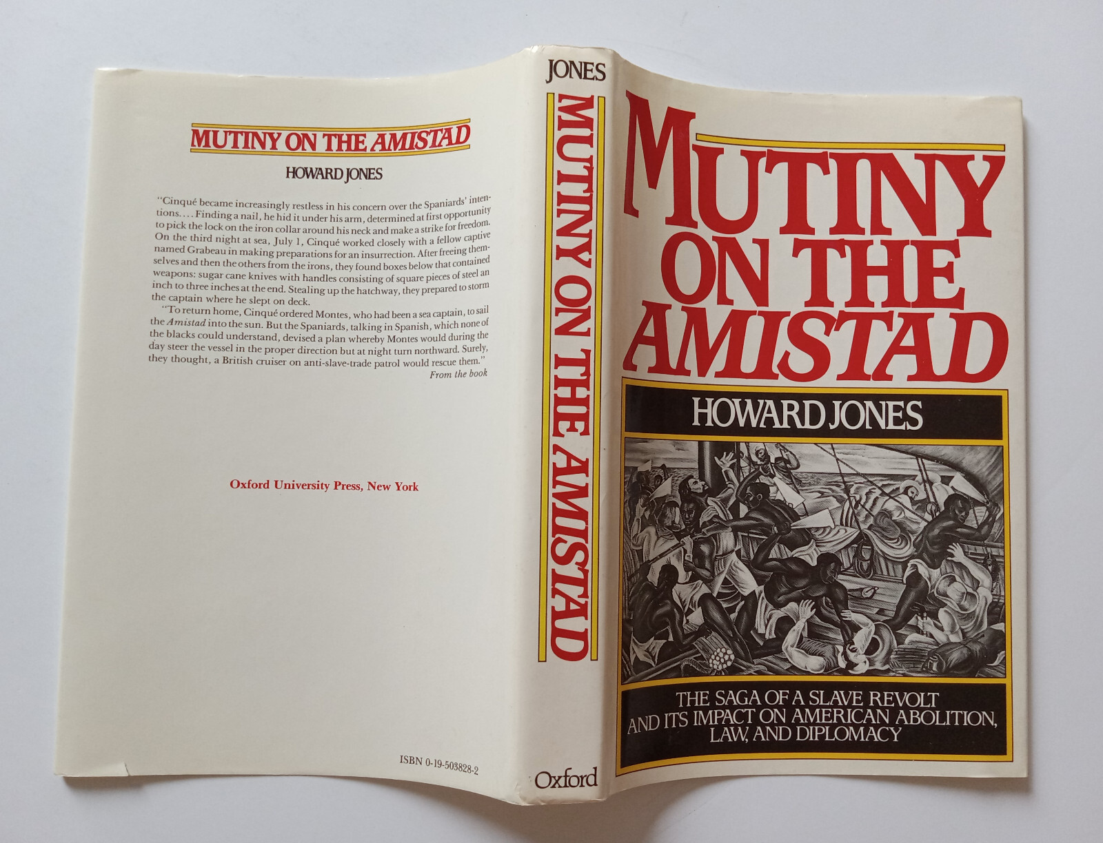‘Mutiny on the Amistad’ by Howard Jones – 1st Edition (1987) – Almost Like New!