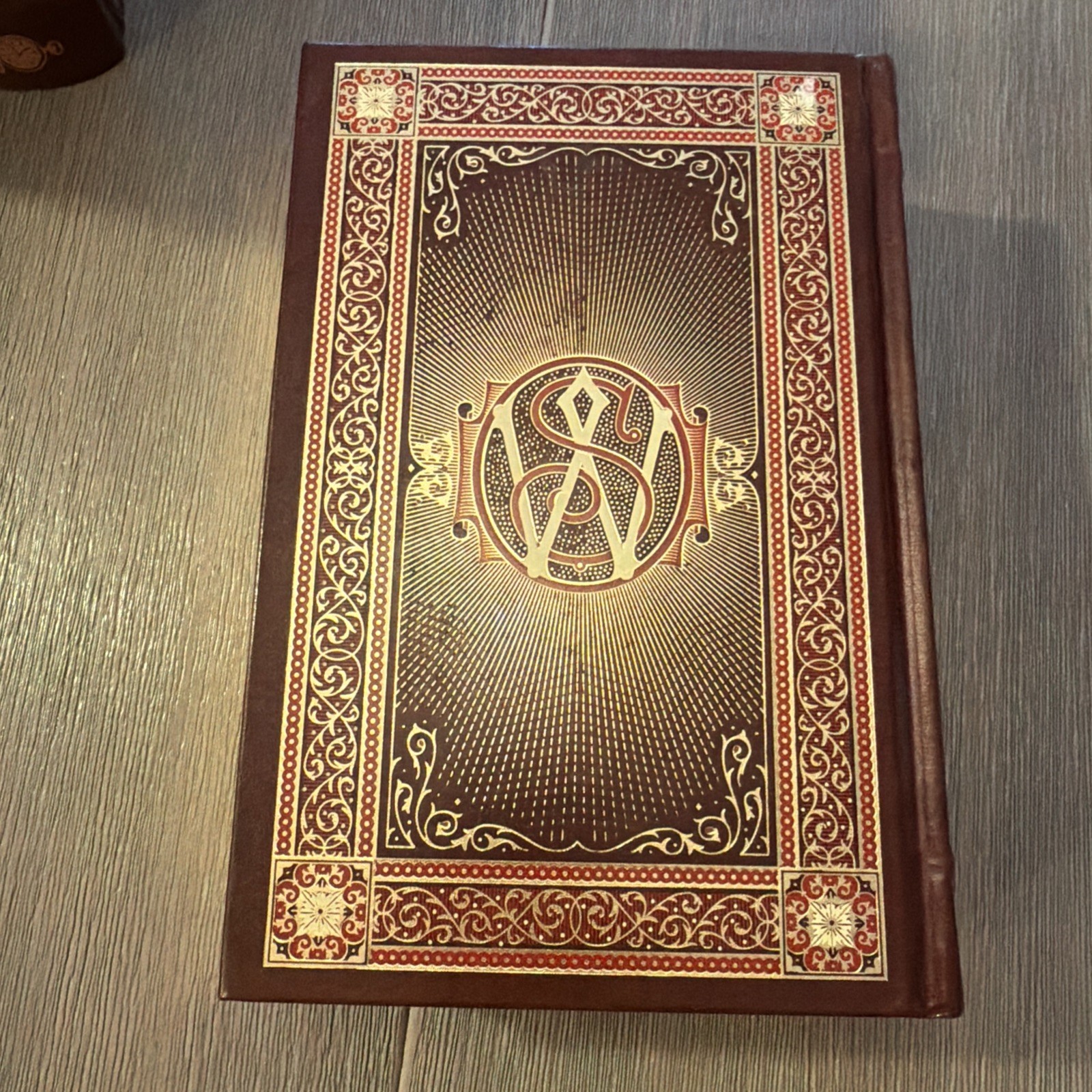 Leather bound Classics Set Barnes & Noble (4)-Holmes, Shakespeare, Lovecraft Etc