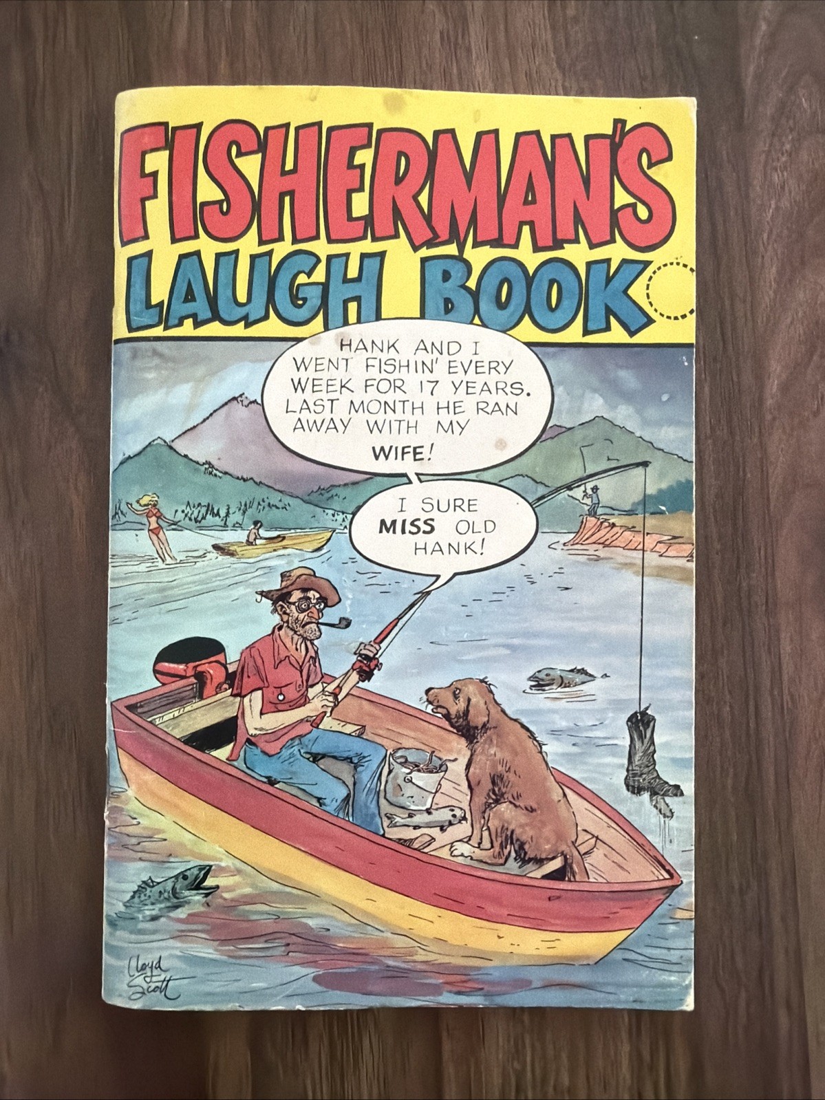 Fisherman’s Laugh Book Booklet Comic Joke Vintage 1973 Paperback