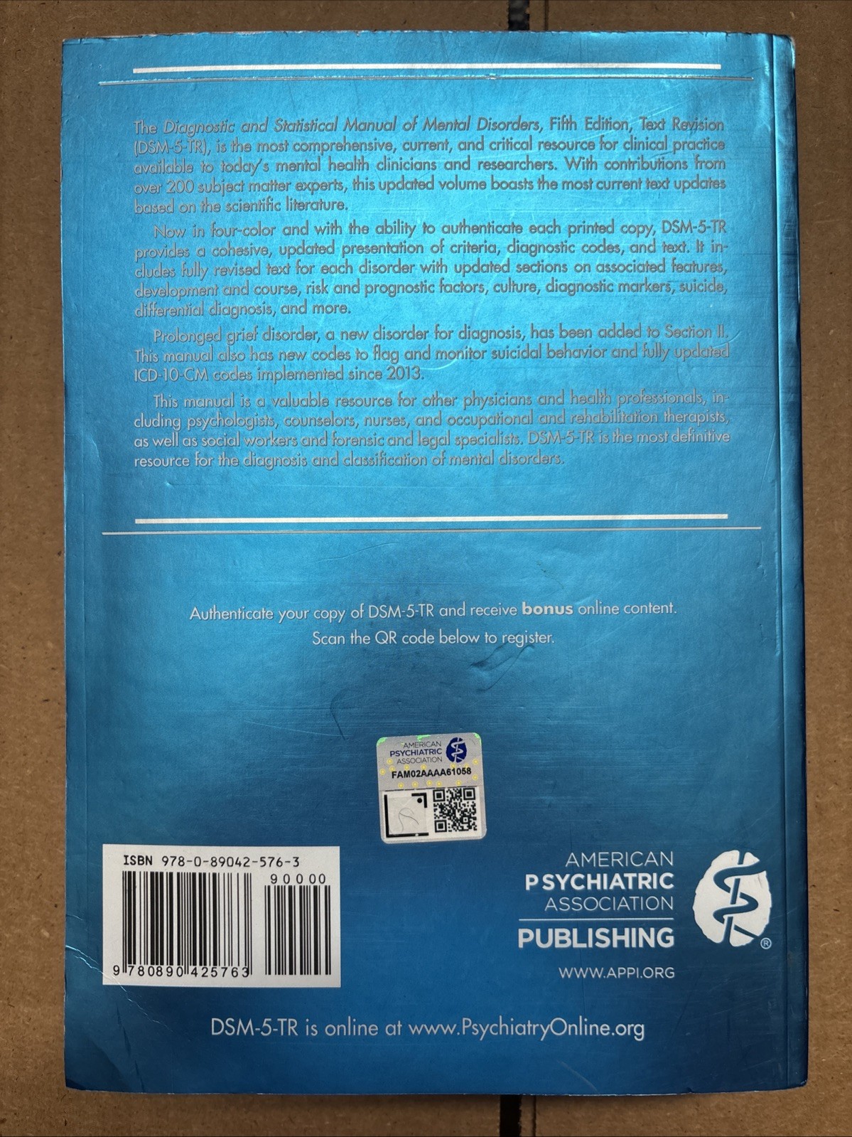 Diagnostic and Statistical Manual of Mental Disorders DSM-5-TR™ by American…