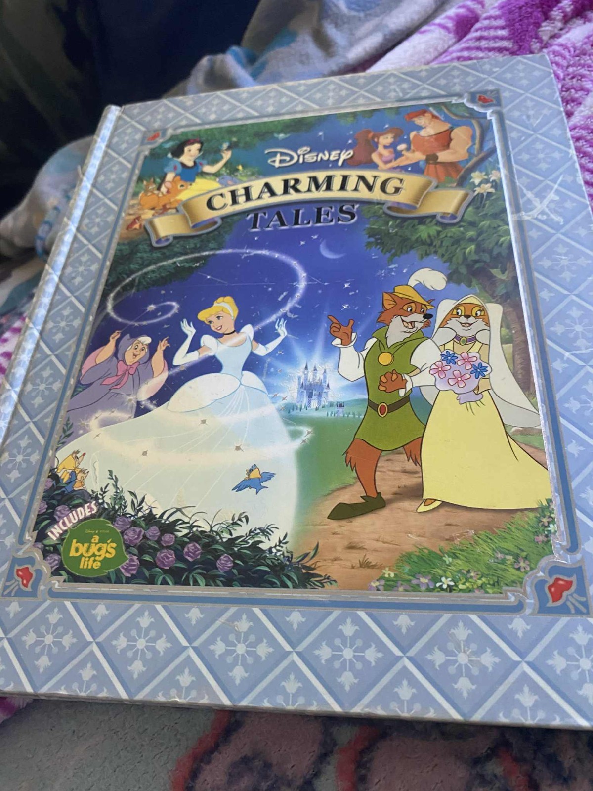 2005 Disney Charming Tales Book Hardcover Illustrated (301 pages)
