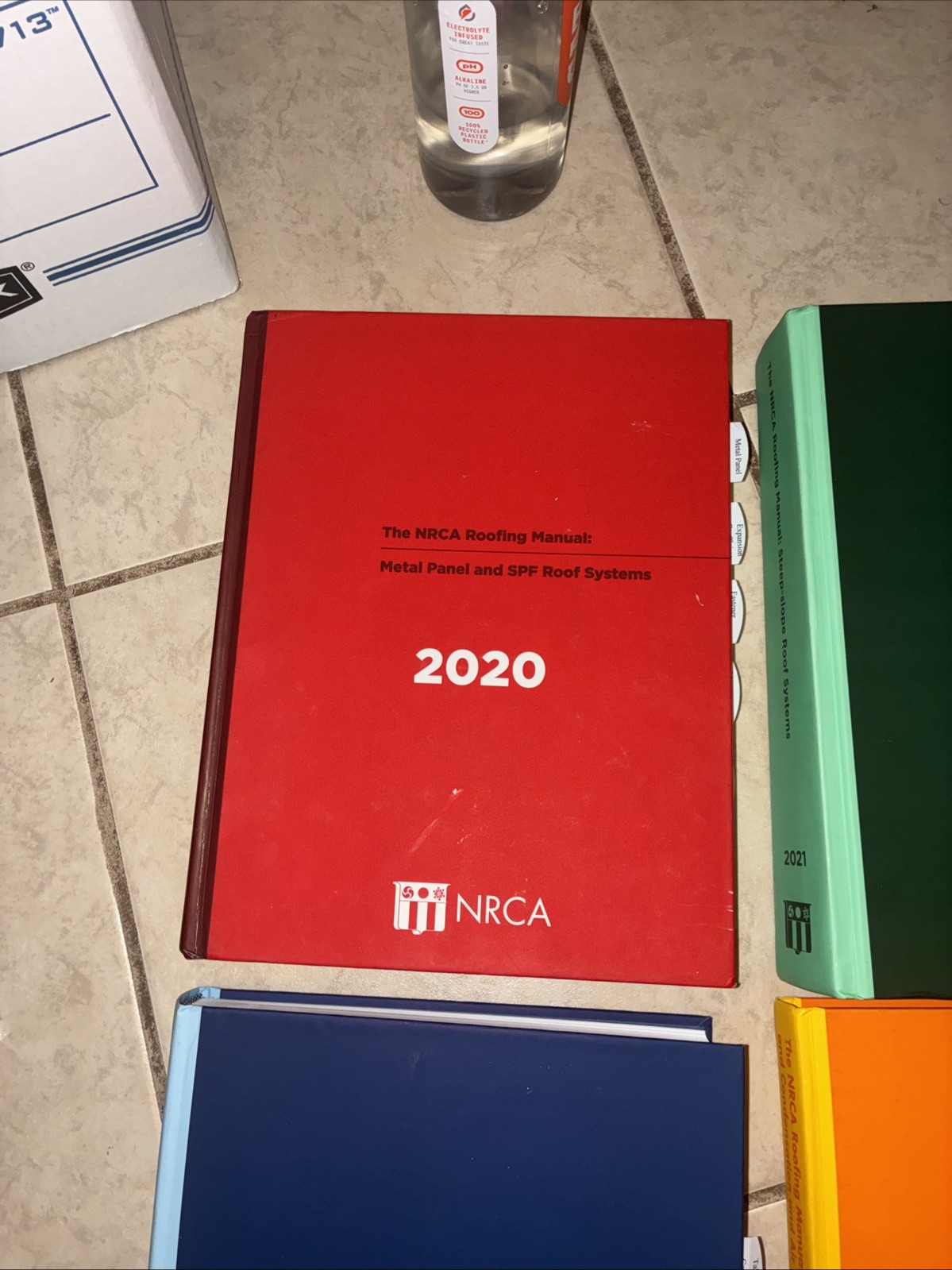 Highlighted and Tabbed – NRCA Roofing Manuals – 2018. Boxed Set – 2021