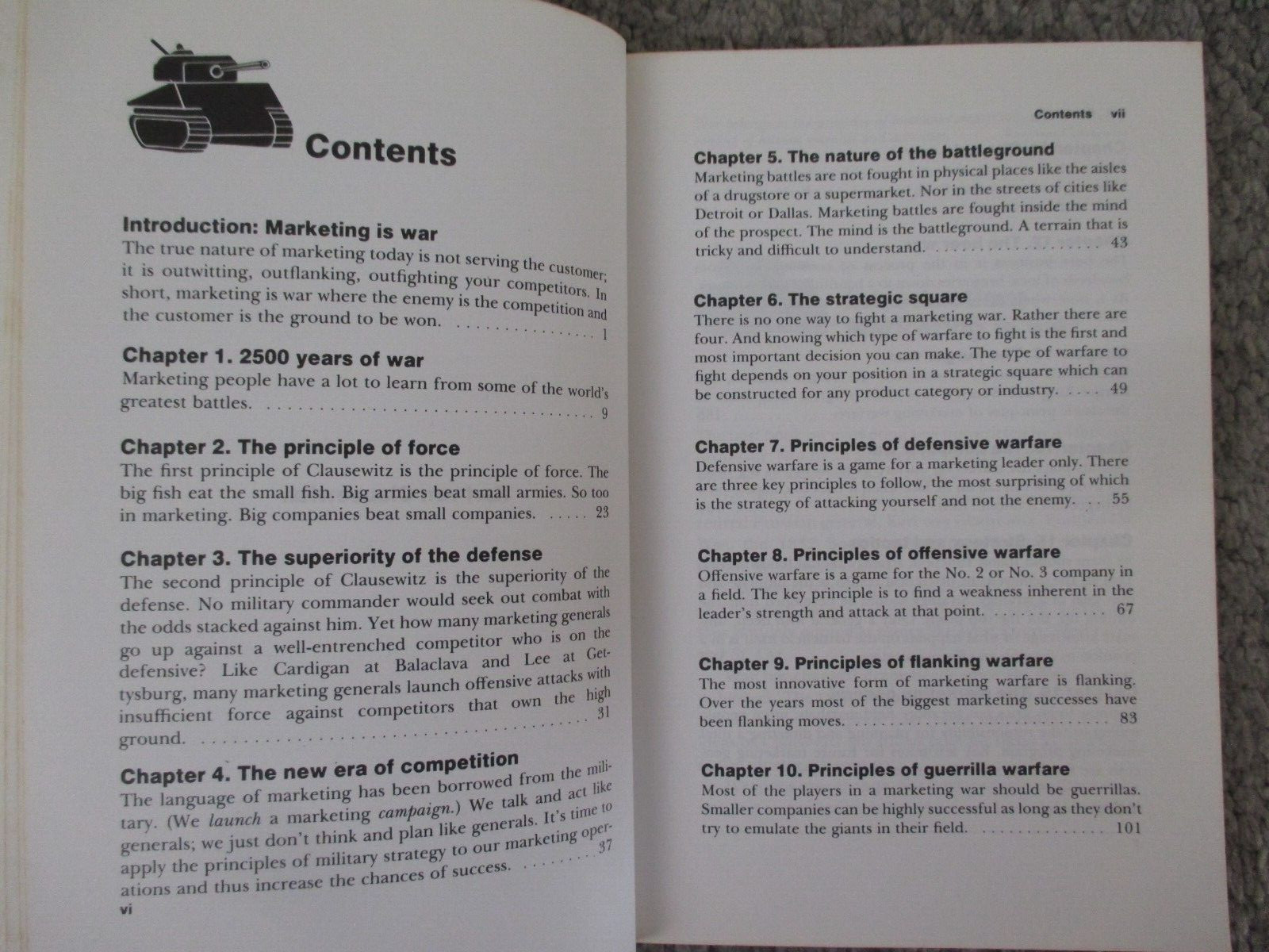 Marketing Warfare Al Ries,Jack Trout Business Strategy Military Conflict 1966