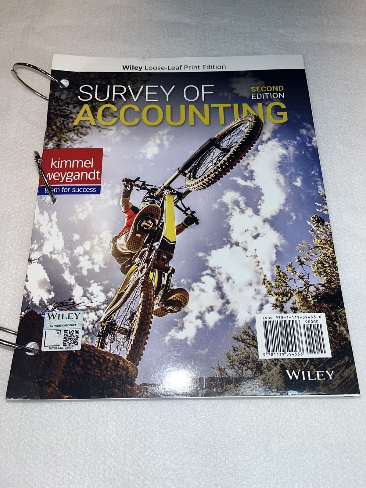 Survey of Accounting by Jerry J. Weygandt and Paul D. Kimmel (2019, Ringbound)