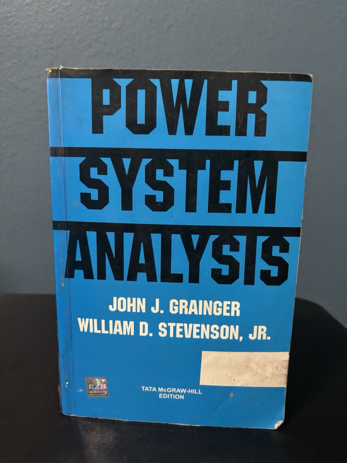 Power System Analysis PB 2014 Reprint John Grainger William Stevenson Jr Indian
