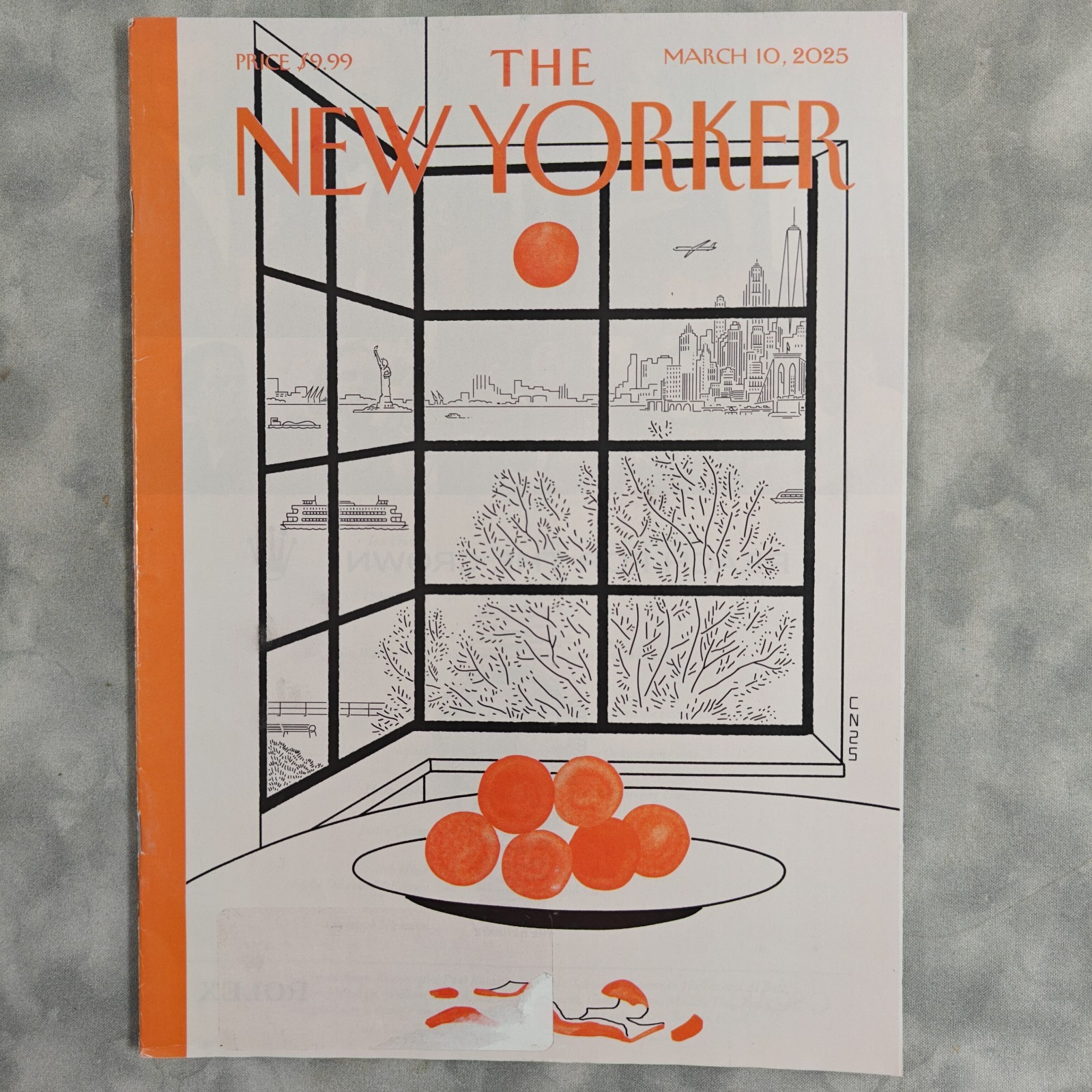 The New Yorker Magazine March 10 2025 Vitamin NYC Niemann Cover 100th Year Issue
