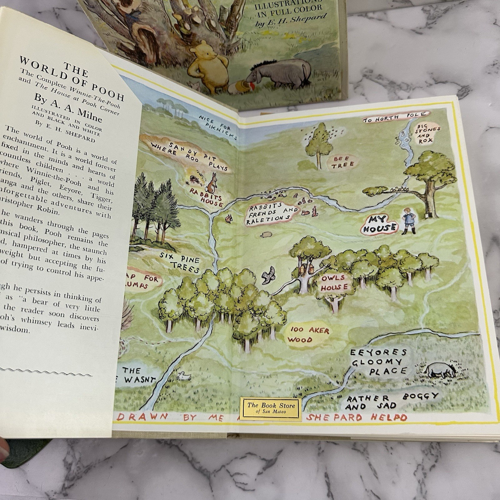 World of Pooh Christopher Robin Vintage 50s Boxed Set Hardcover Dutton AA Milne