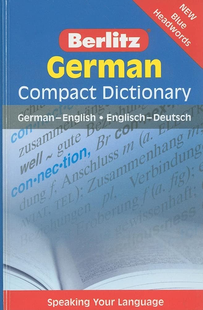 German Compact Dictionary: German-English/Englisch-Deutsch (Berlitz Compact …