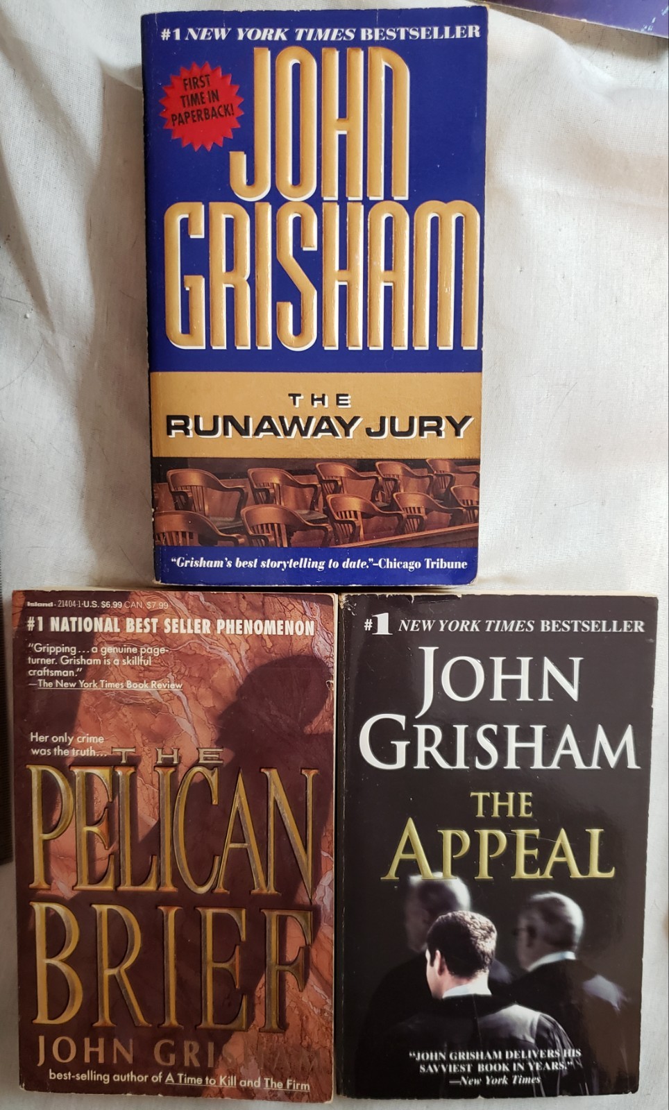 John Grisham Bundle TPB (7) Includes The Whistle & The Appeal. See Listing.