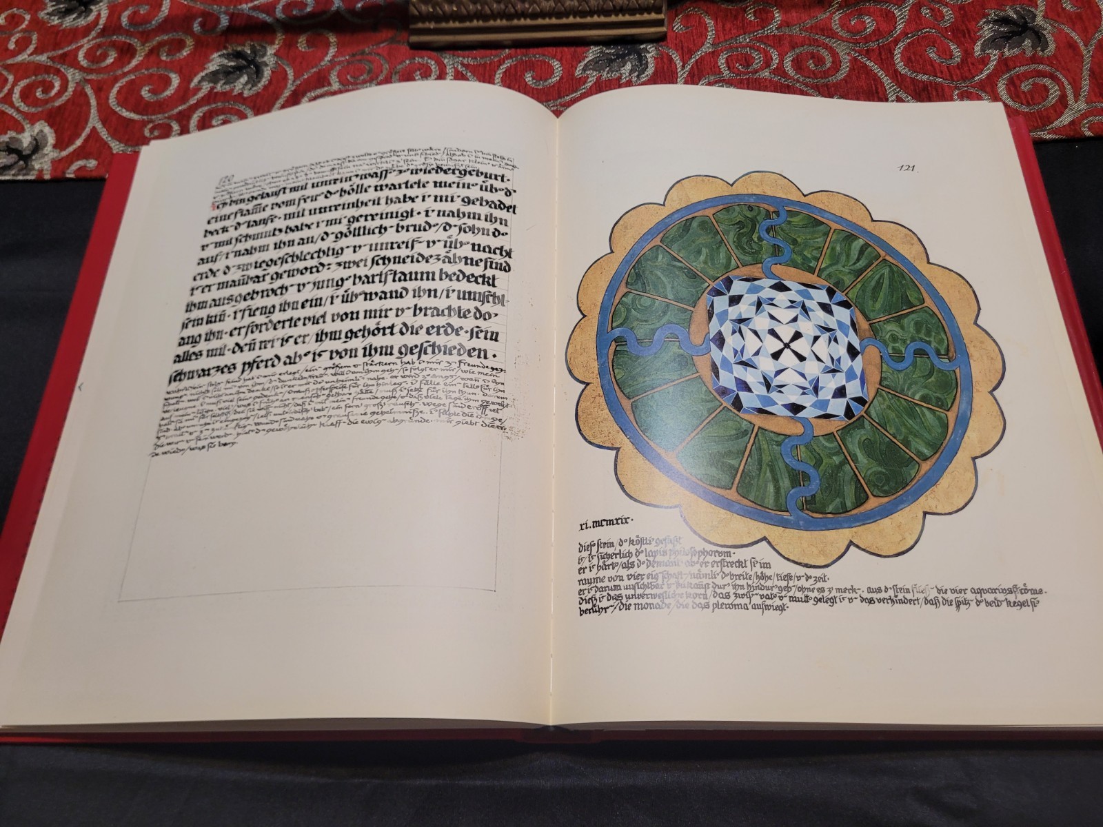 Carl Jung Red Book: LARGE Liber Novus First Edition Hardcover with Dust Jacket