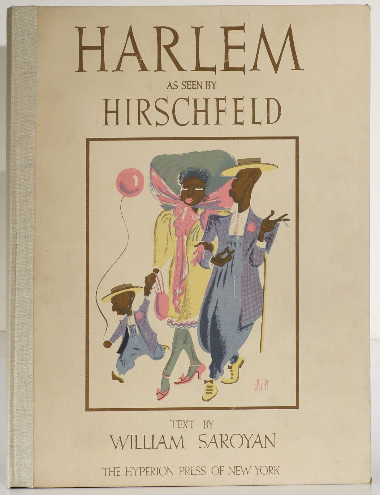 Harlem by Al Hirschfeld 1941 Hyperion limited editions 24 lithographs in folio