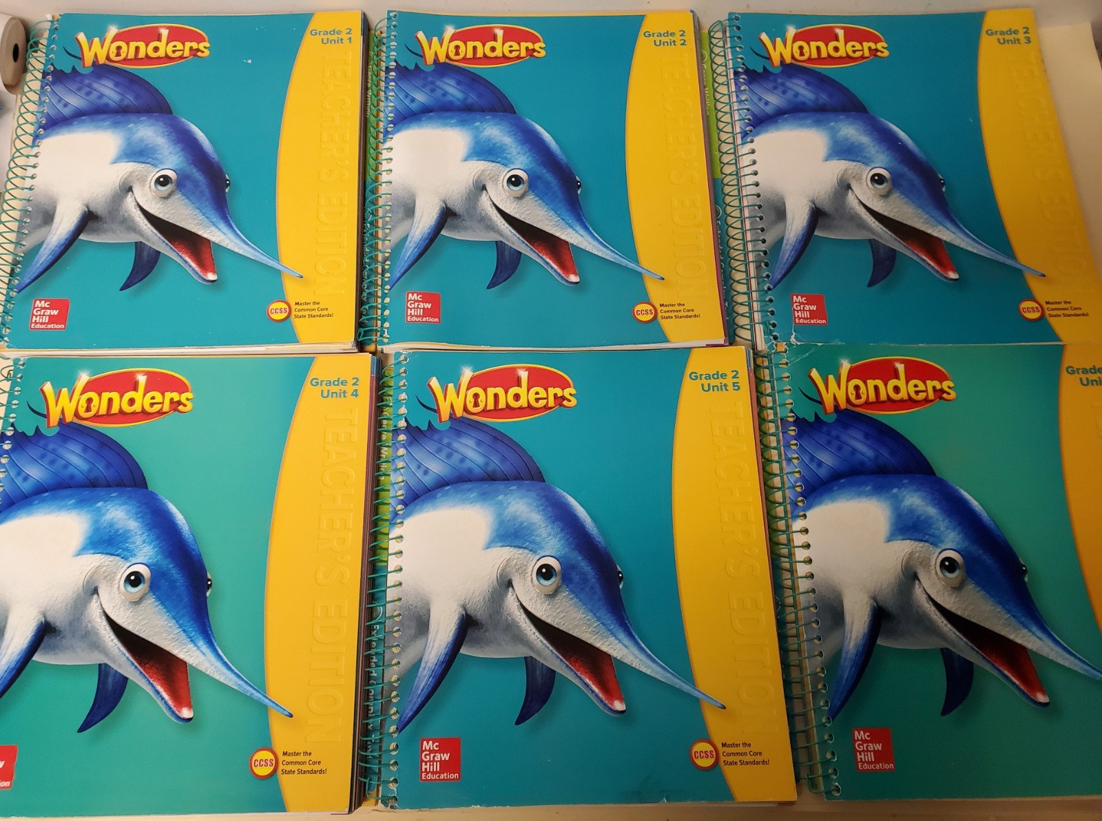 Wonders Teacher Edition Grade 2 Set Unit 1-6 McGraw Hill