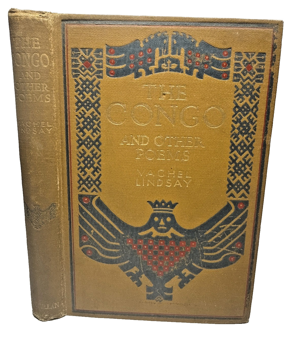 SCARCE The Congo and Other Poems Vachel Lindsay 1914 1st ED Africa Antique Book