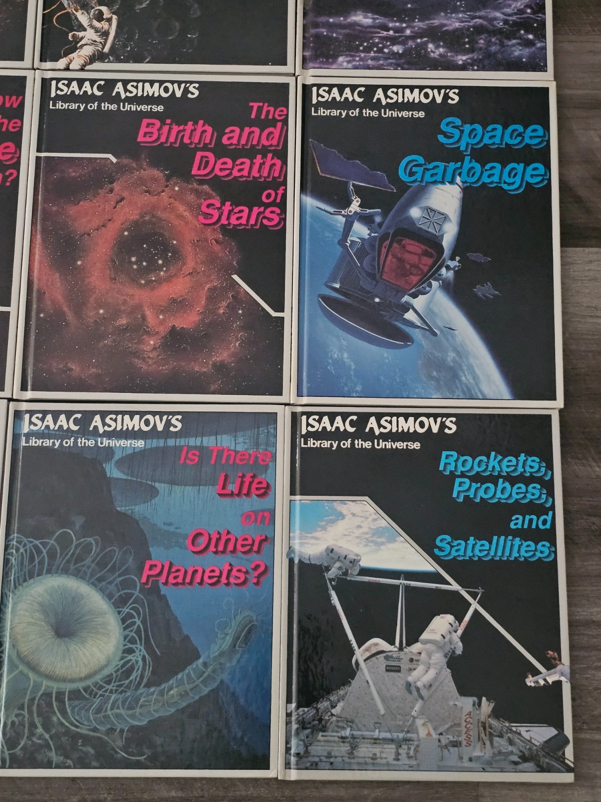 Isaac Asimov’s Library of the Universe Complete Set of 28 Hardcover Books – VTG