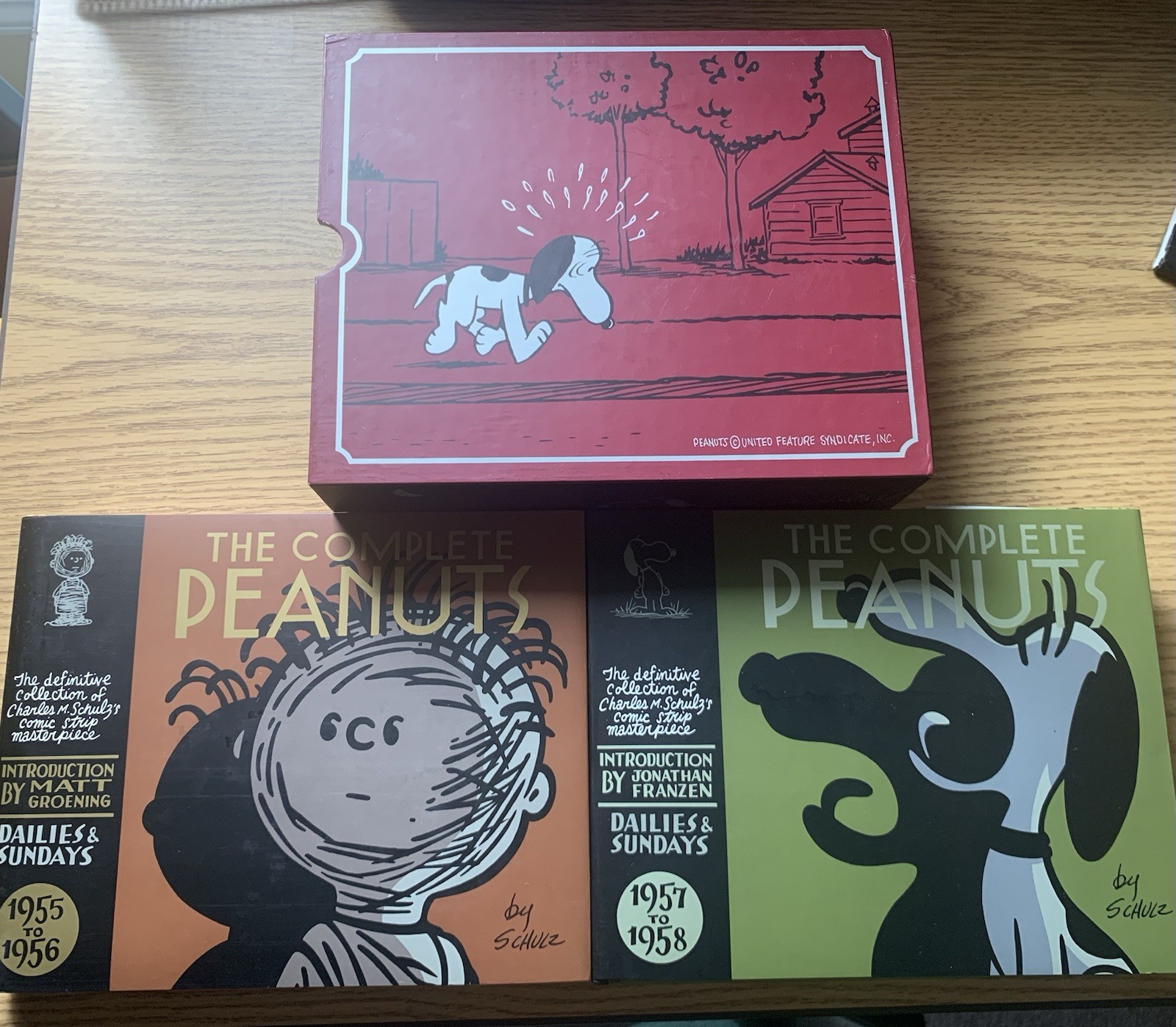 The Complete Peanuts 1955 – 1958 Box Set by Charles M. Schulz First Printing