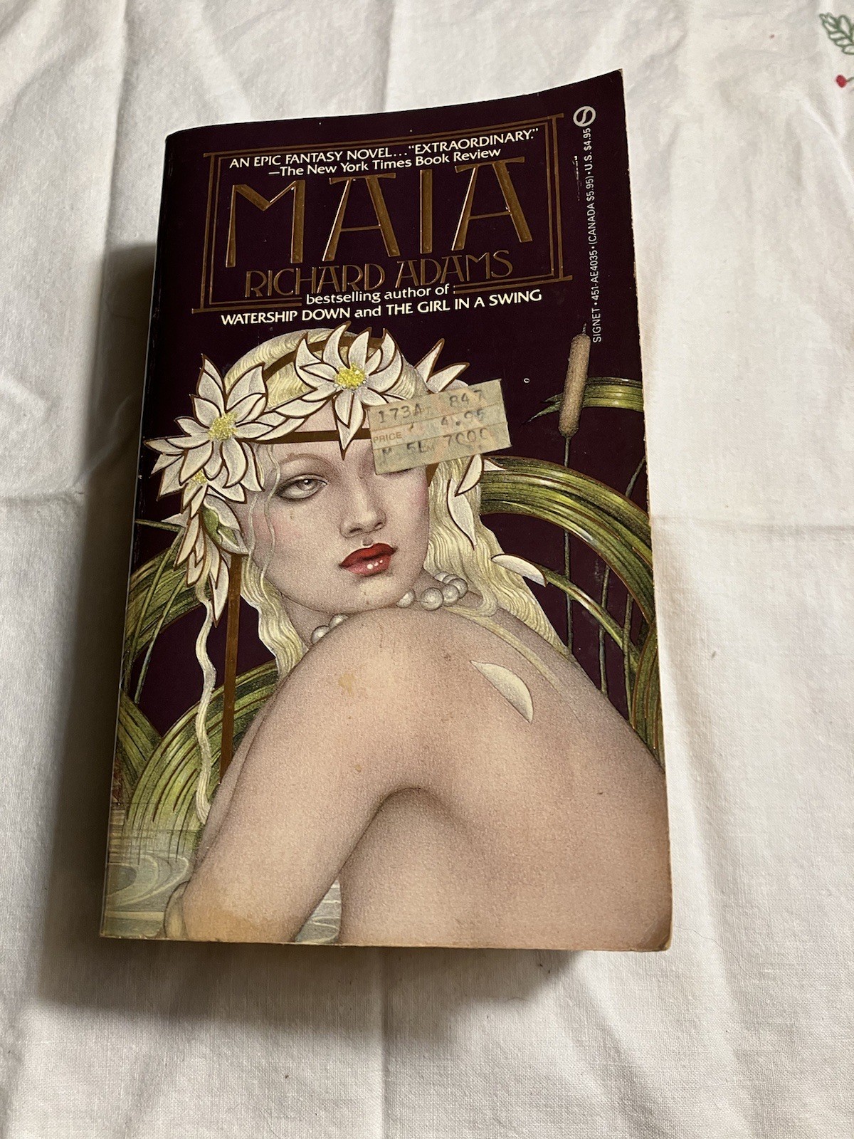 Maia By Richard Adams Signet First Printing 1986