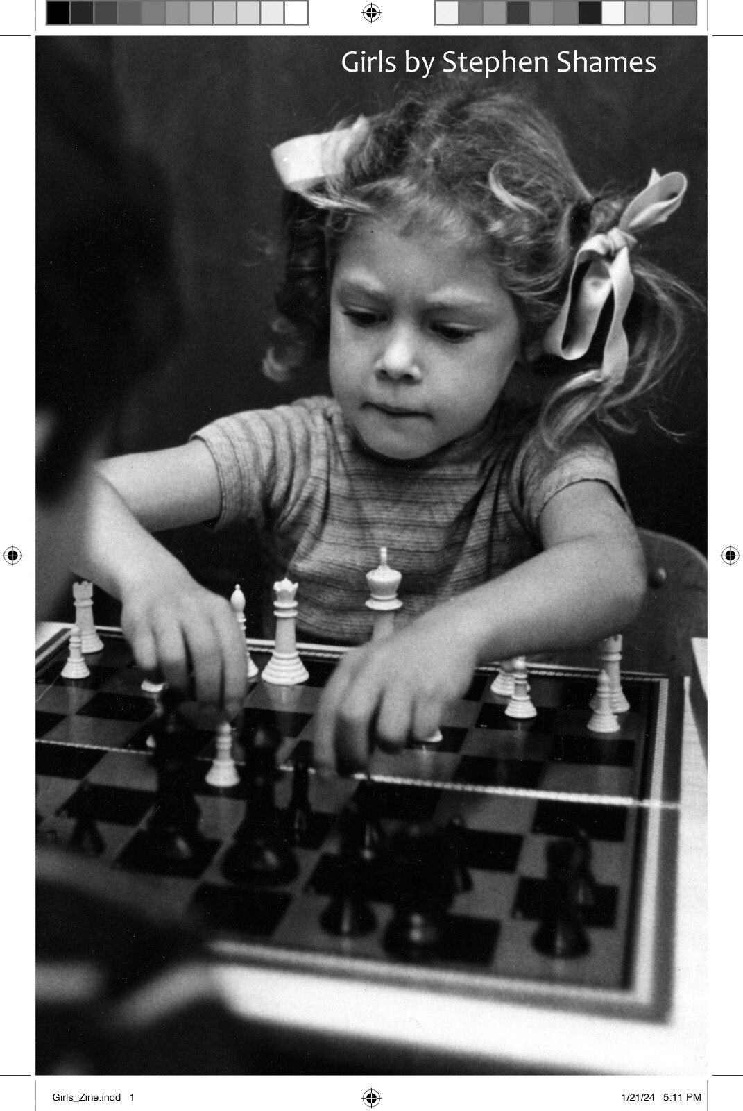 Stephen Shames – GIRLS Zine – 28 pages – 5.5 x 8.5 inches vertical