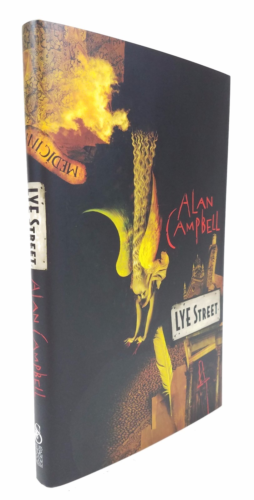 SIGNED 1st ED w/ Bob Eggleton sig & sketch “LYE STREET” Alan Campbell HB 2008