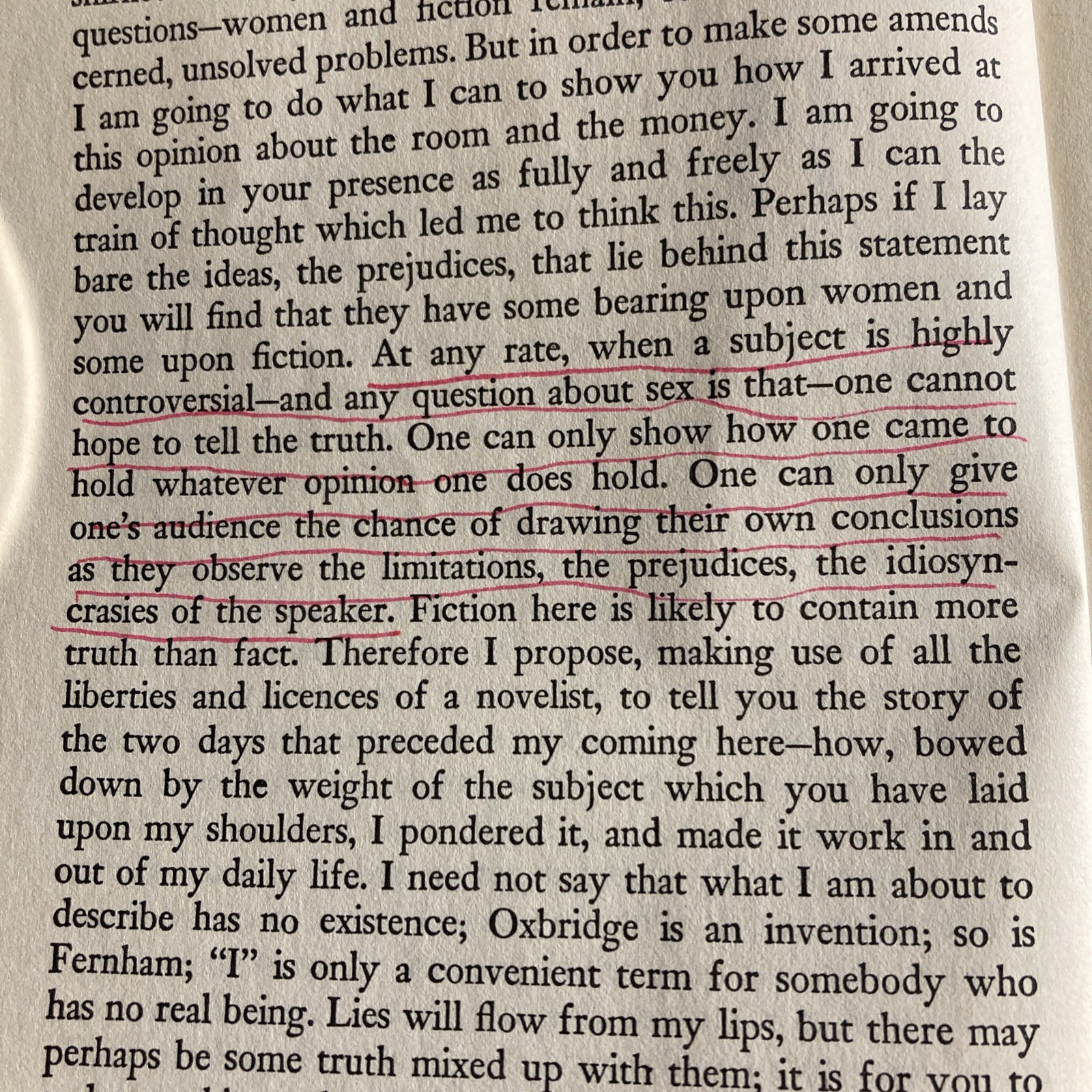 A Room of One’s Own -TPB by Virginia Woolf -1957
