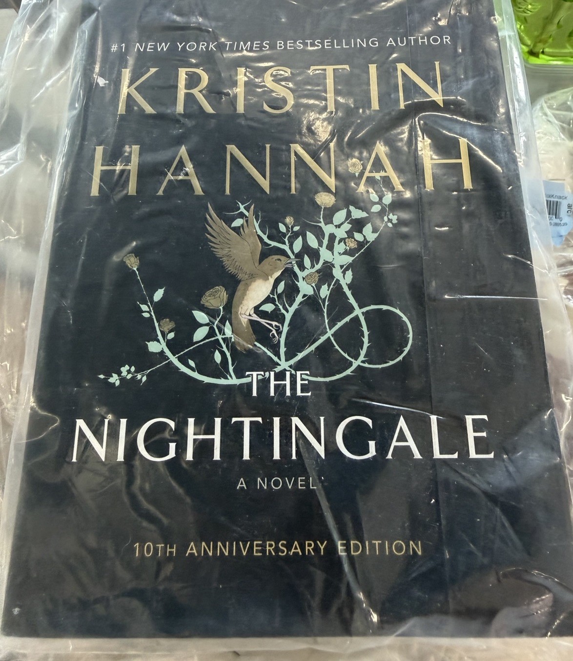 The Nightingale by Kristin Hannah- 10th Anniversary Edition- sprayed edges