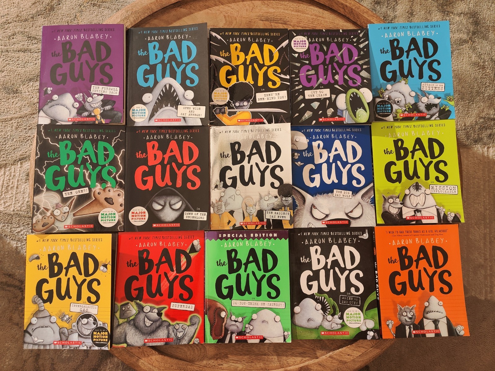 Aaron Blabey the Bad Guys Paperback 1-15 Book Lot