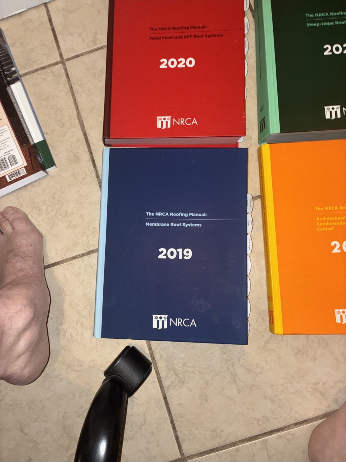 Highlighted and Tabbed – NRCA Roofing Manuals – 2018. Boxed Set – 2021