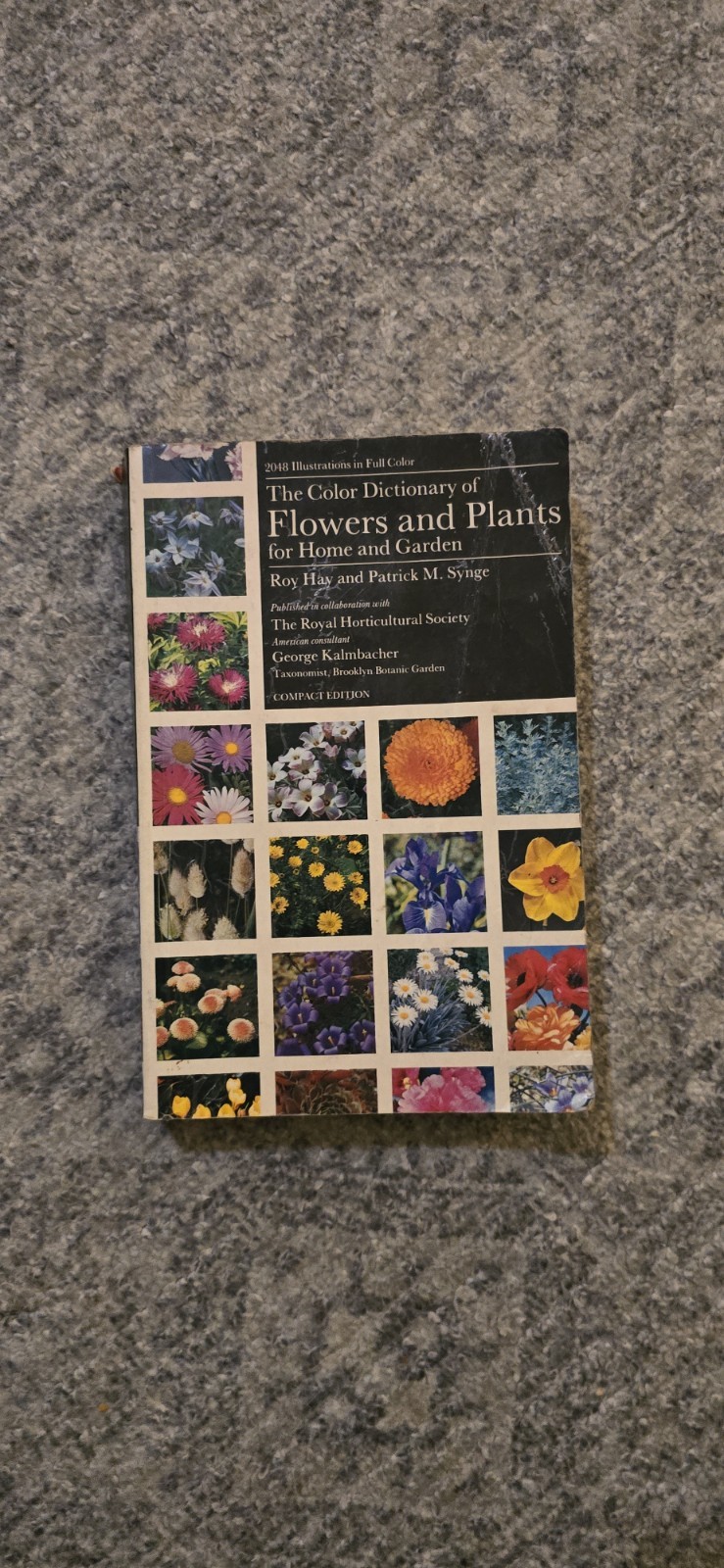 Color Dictionary of Flowers and Plants Roy Hay Syme Gardening Reference HC
