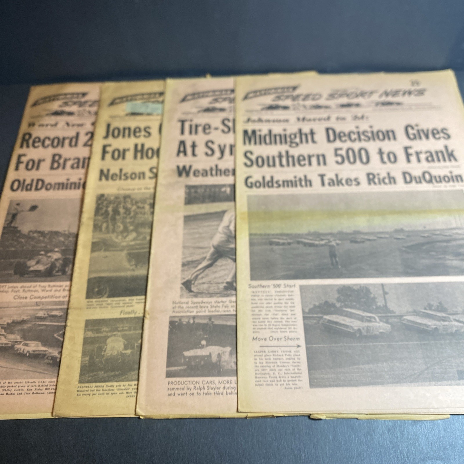 Automotive History: National Speed Sport, September 1962 – Lot of 4 Issues / FKY