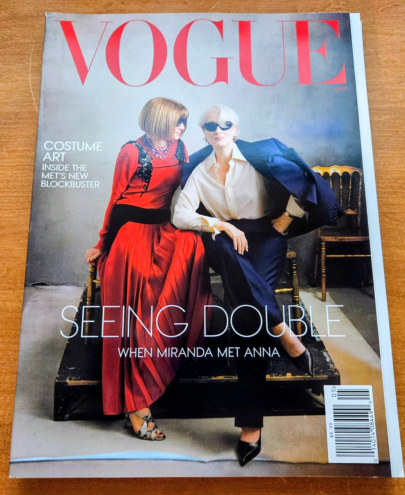 VOGUE MAY 2026 Magazine MERYL STREEP & ANNA WINTOUR DEVIL WEARS PRADA Worldwide