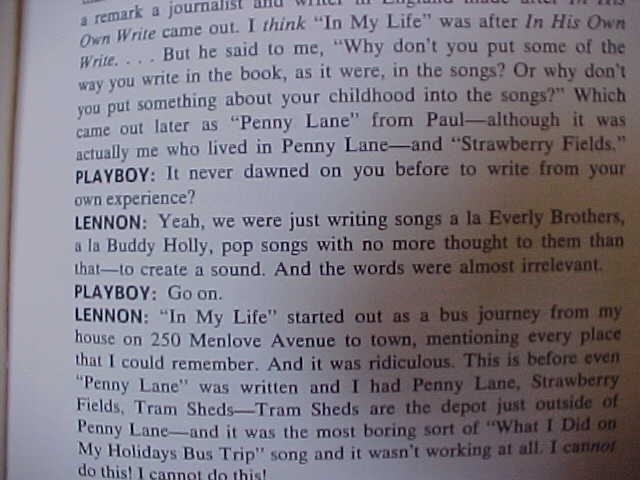 The Playboy Interviews with JOHN LENNON & YOKO ONO 1981 1st Edition HC D/J Wow!!