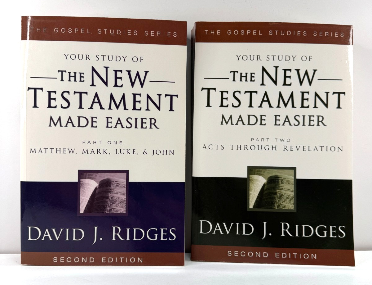 Your Study of The New Testament Made Easier by David J. Ridges 2 Volume set