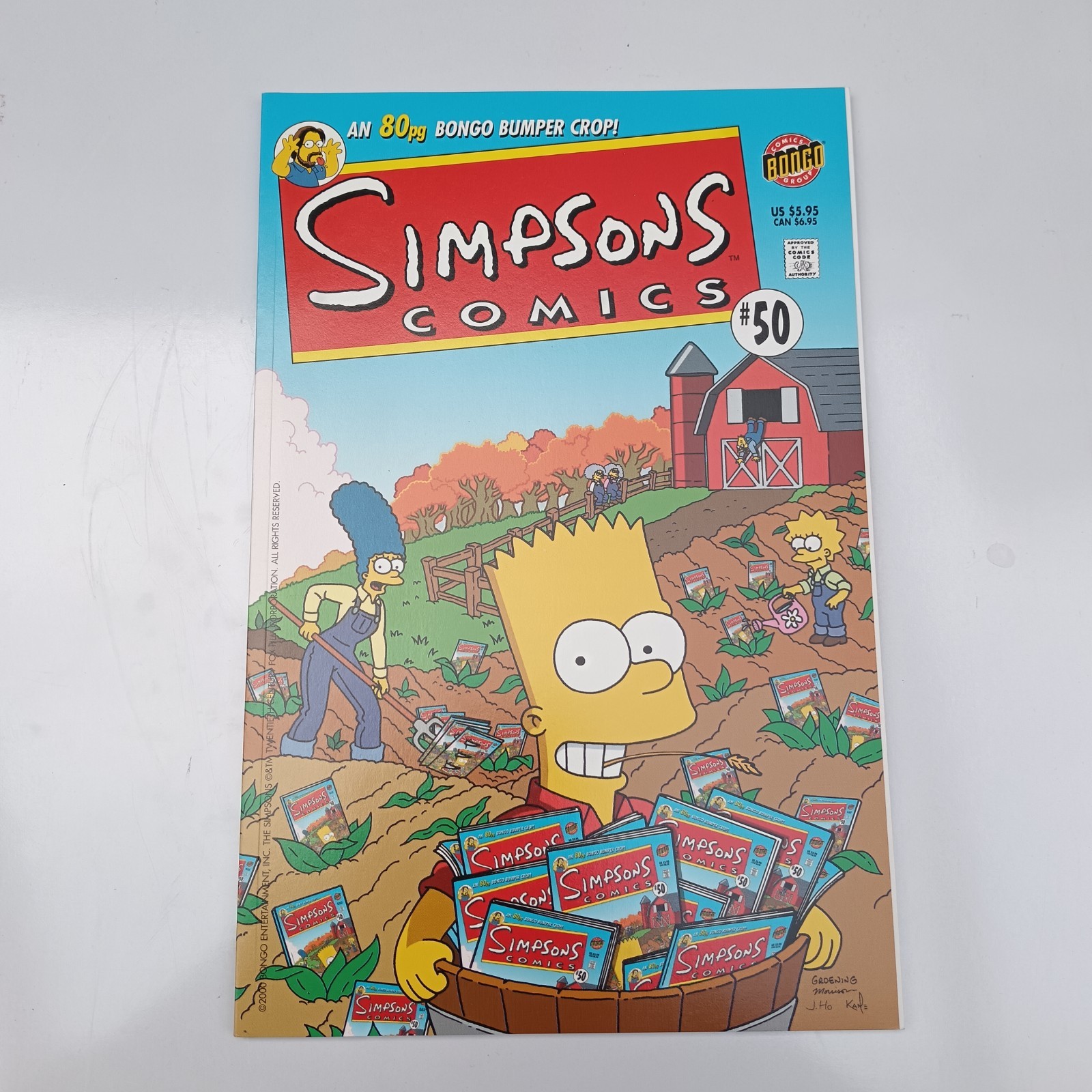 Simpsons Comics #50 2000 Bongo Comics Direct Edition Vintage Comic Matt Groening