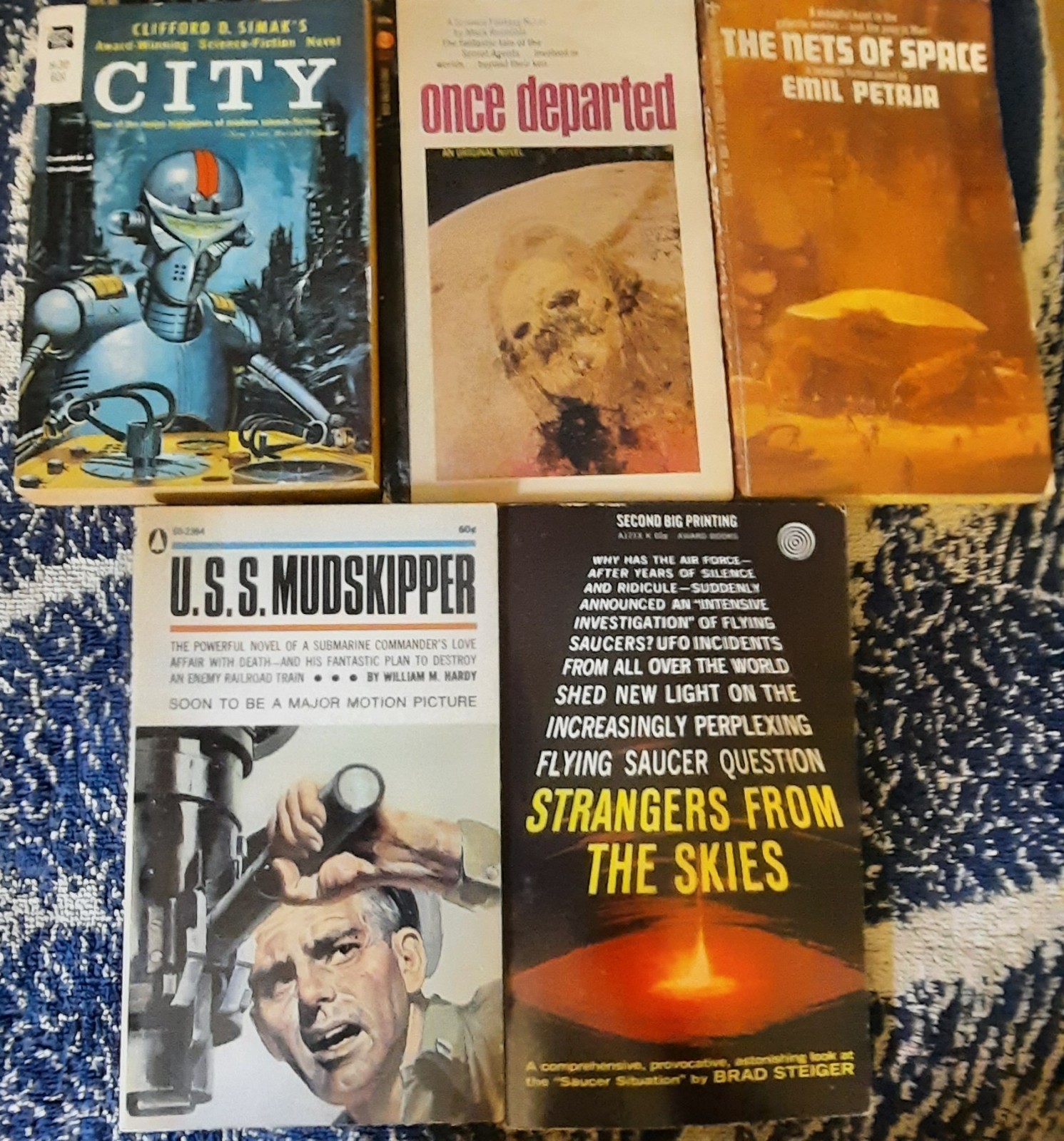 Lot Of 5 Vintage Paperbacks – See Description For Titles/Author