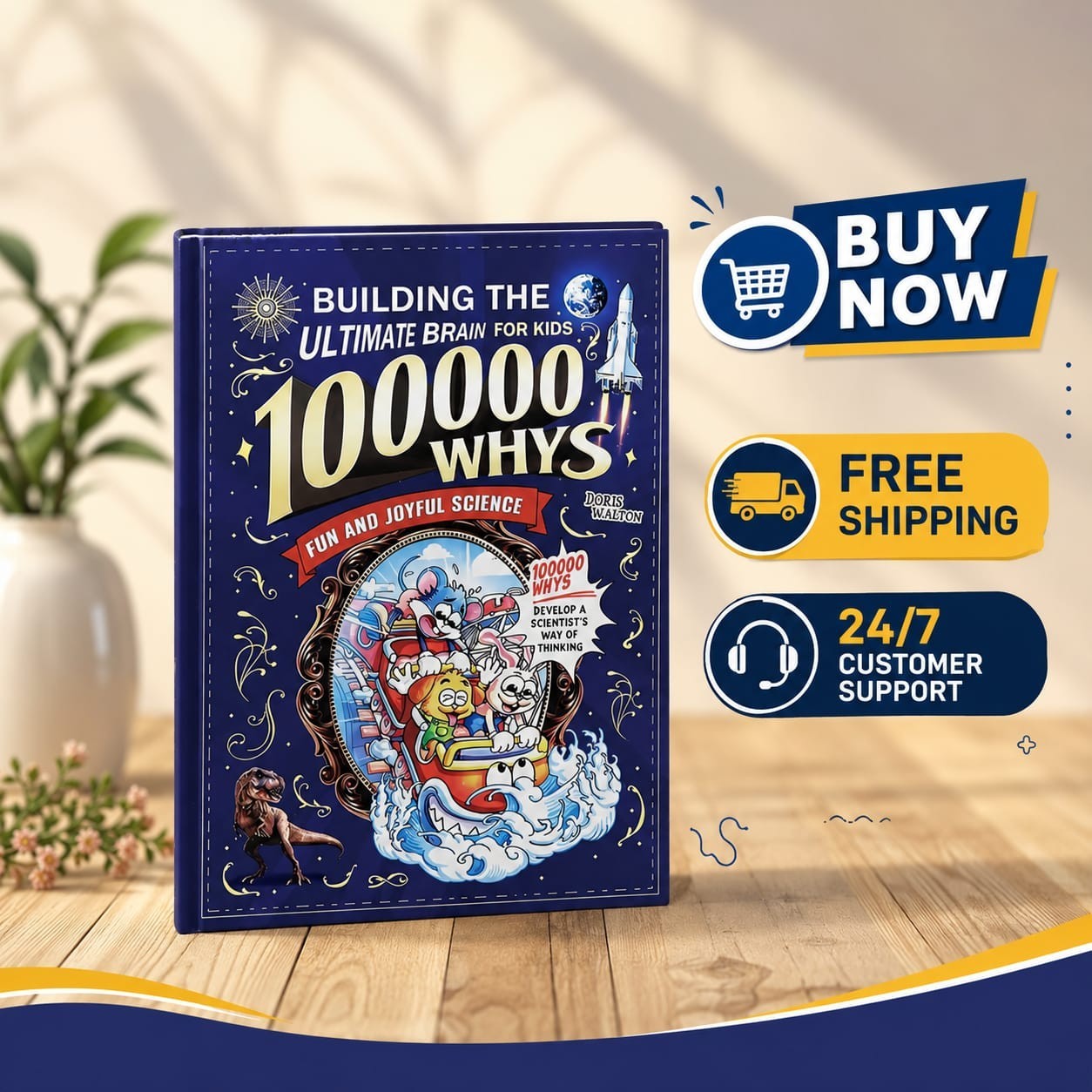100000 Whys Ultimate Brain for Kids Educational Science Learning Book