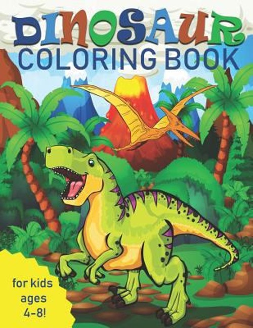 Dinosaur Coloring Book for Kids : Great Gift for Boys and Girls,